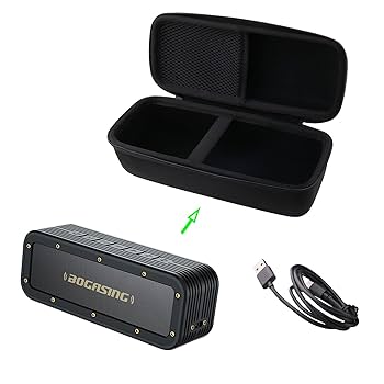 BOGASING M4 ワイヤレスポータブル Bluetooth スピーカー2個 Amazon.co.jp: WERJIA 収納ケース対応 BOGASING M4 ワイヤレス